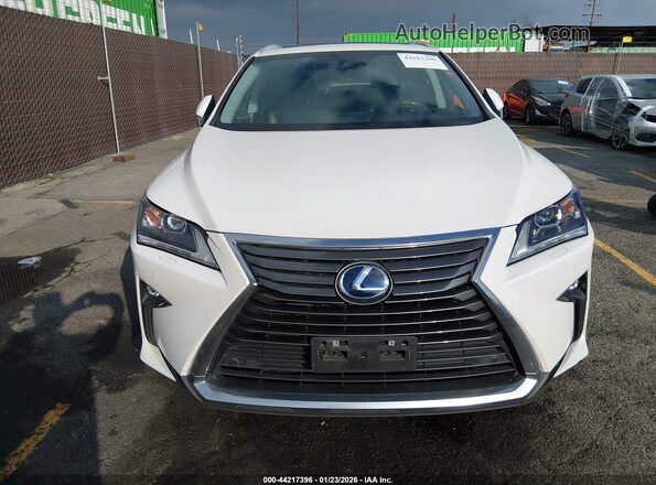 2T2BGMCA5JC022997 2018 LEXUS RX 450H White Vista del cuadro de instrumentos
