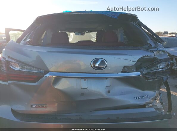 2T2BZMCA0KC211164 2019 LEXUS RX 350 Серебряный 