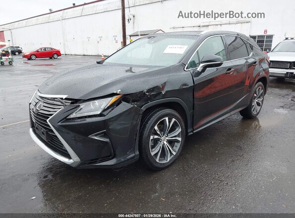2T2BZMCA1HC054849 2017 LEXUS RX 350 Черный Передняя левая четверть