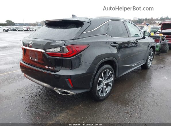 2T2BZMCA1HC054849 2017 LEXUS RX 350 Черный Задняя правая четверть
