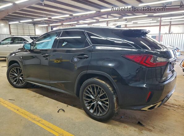 2T2BZMCA1JC149059 2018 LEXUS RX Black Trasero izquierdo
