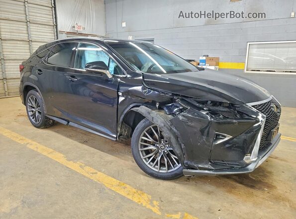 2T2BZMCA1JC149059 2018 LEXUS RX Black Delantero derecho