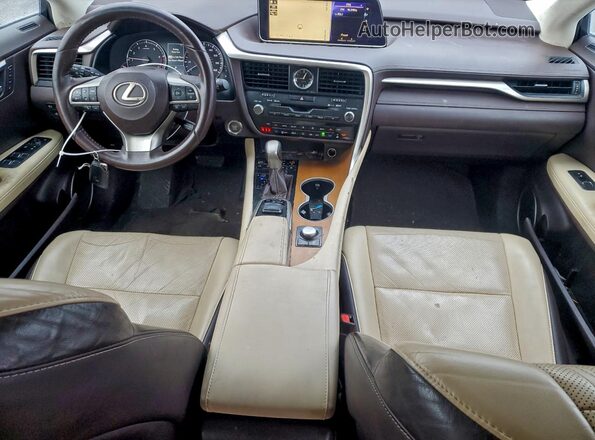2T2BZMCA3JC149810 2018 LEXUS RX Коричневый Вид панели приборов