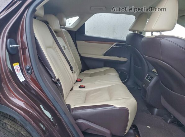 2T2BZMCA3JC149810 2018 LEXUS RX Коричневый Вид задней части салона