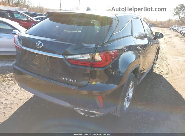 2T2BZMCA3JC151797 2018 LEXUS RX 350 Черный Задняя правая четверть