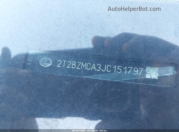 2T2BZMCA3JC151797 2018 LEXUS RX 350 Черный 