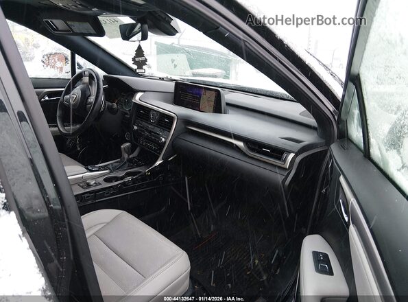 2T2BZMCA4HC100593 2017 LEXUS RX 350 Black წინა სალონის ხედი