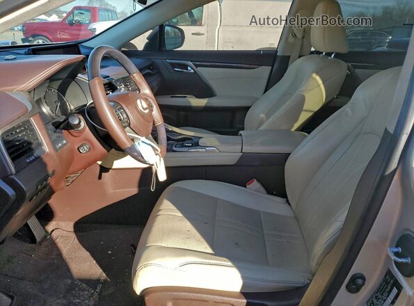 2T2BZMCA5HC059195 2017 LEXUS RX Кремовый Вид салона спереди