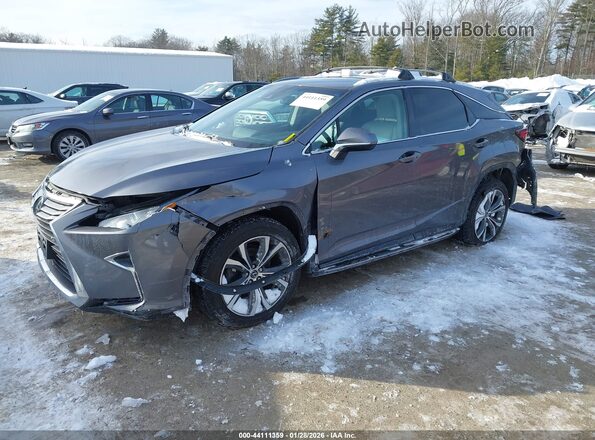 2T2BZMCA5JC140820 2018 LEXUS RX 350 Серый Передняя левая четверть