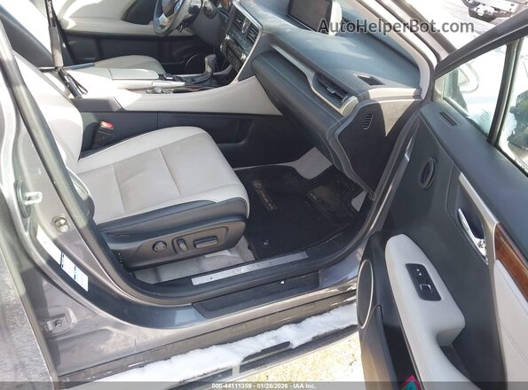 2T2BZMCA5JC140820 2018 LEXUS RX 350 Серый Вид салона спереди