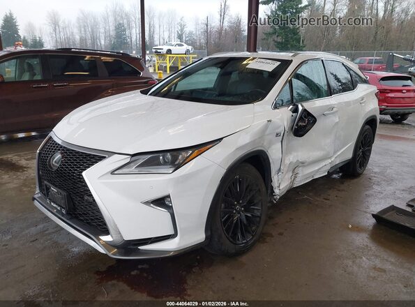 2T2BZMCA5KC200564 2019 LEXUS RX 350 White წინა მარცხენა ხედი სამი მეოთხედიდან
