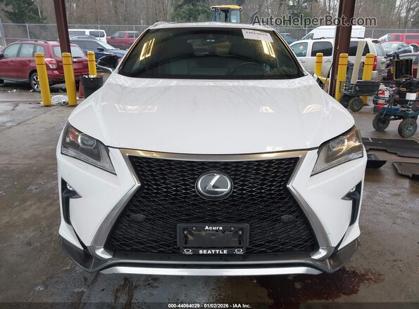 2T2BZMCA5KC200564 2019 LEXUS RX 350 White ხელსაწყოთა პანელის ხედი