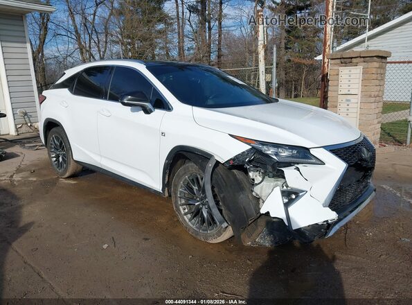 2T2BZMCA6GC012921 2016 LEXUS RX 350 Белый Передняя правая четверть