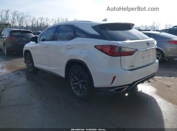 2T2BZMCA6GC012921 2016 LEXUS RX 350 Белый Задняя левая четверть