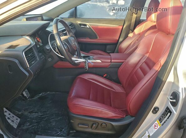 2T2BZMCA6GC043361 2016 LEXUS RX Серебряный Вид салона спереди
