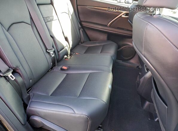 2T2BZMCA6GC046616 2016 LEXUS RX Black Widok wnętrza z tyłu