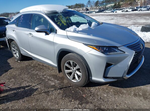 2T2BZMCA8JC164903 2018 LEXUS RX 350 Серебряный Передняя правая четверть