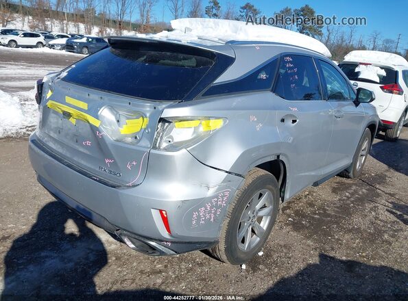 2T2BZMCA8JC164903 2018 LEXUS RX 350 Серебряный Задняя правая четверть