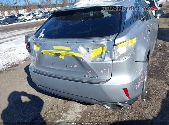 2T2BZMCA8JC164903 2018 LEXUS RX 350 Серебряный Вид спереди