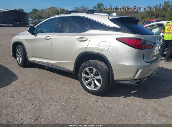 2T2BZMCA9JC157457 2018 LEXUS RX 350 Бежевый Задняя левая четверть