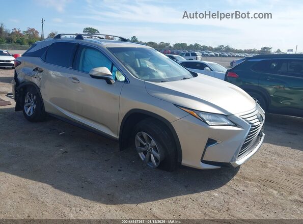 2T2BZMCA9JC157457 2018 LEXUS RX 350 Бежевый Передняя правая четверть