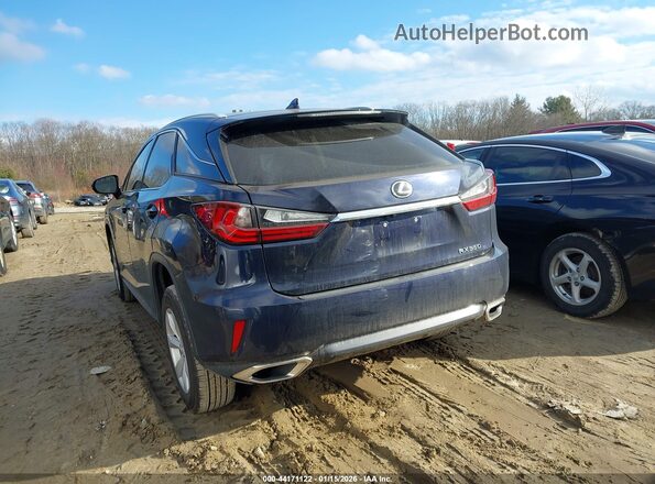 2T2BZMCAXGC047025 2016 LEXUS RX 350 Синий Задняя левая четверть