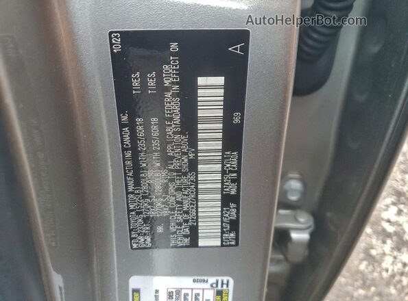 2T2GGCEZ7RC047365 2024 LEXUS NX Серый Вид наклейки с VIN-кодом