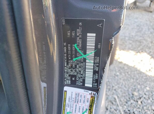 2T2GGCEZ7TC103392 2026 LEXUS NX Серый Вид наклейки с VIN-кодом
