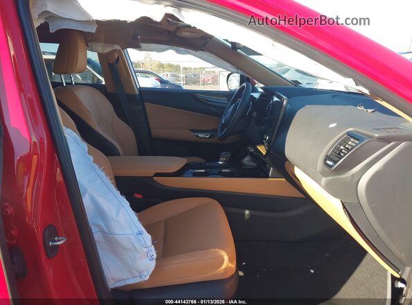2T2GGCEZ9SC093138 2025 LEXUS NX 350 Red Widok wnętrza z przodu