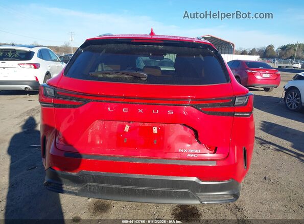 2T2GGCEZ9SC093138 2025 LEXUS NX 350 Red 