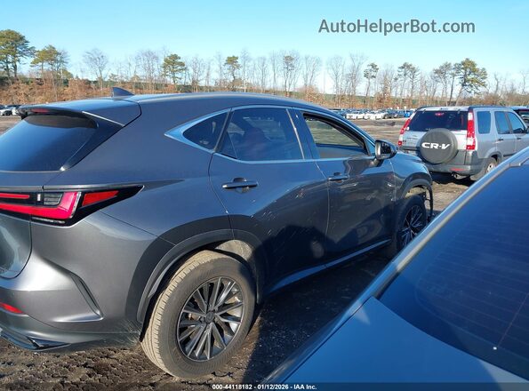 2T2GGCEZXPC024837 2023 LEXUS NX 350 Gray Widok wnętrza z tyłu