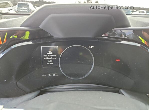 2T2GGCEZXRC036988 2024 LEXUS NX Черный Вид щитка приборов