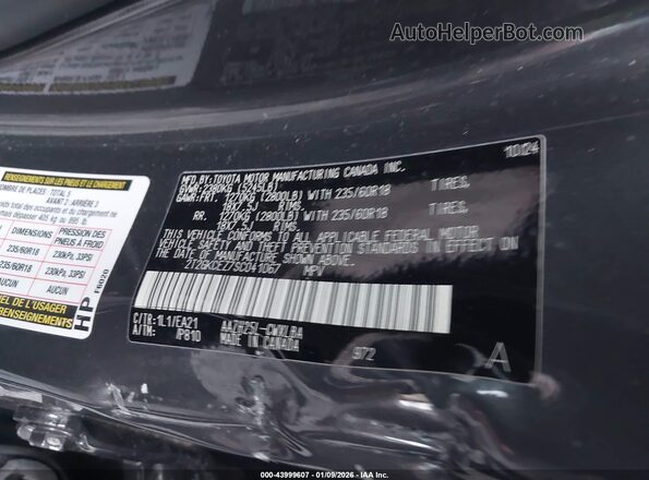 2T2GKCEZ7SC041067 2025 LEXUS NX 350H Gray ძრავის განყოფილების ხედი
