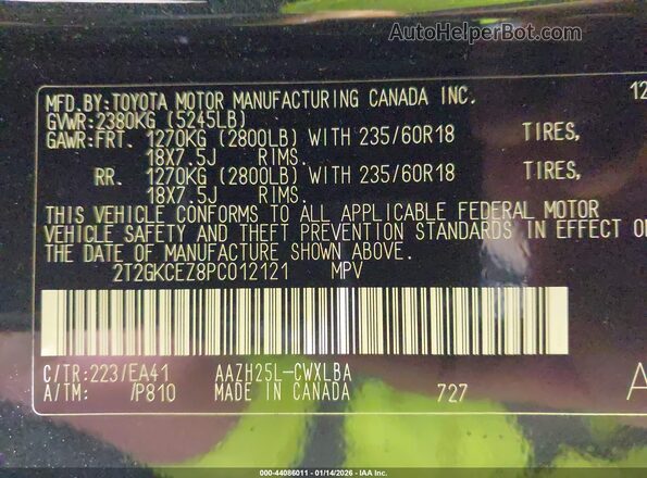 2T2GKCEZ8PC012121 2023 LEXUS NX 350H Black Vista del compartimento del motor
