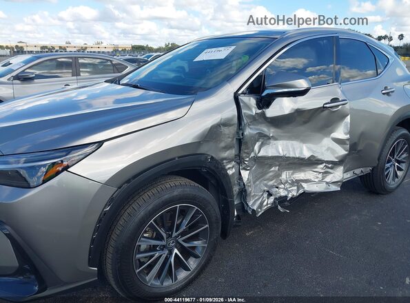 2T2HGCEZ0SC076281 2025 LEXUS NX 350 Gray წინა ხედი