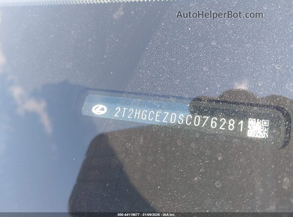 2T2HGCEZ0SC076281 2025 LEXUS NX 350 Gray ძრავის განყოფილების ხედი
