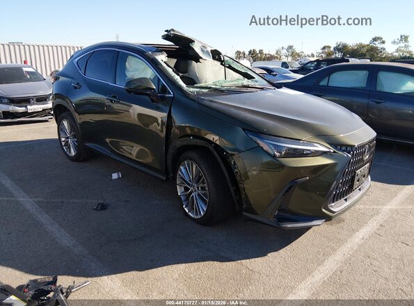 2T2HGCEZ2PC025324 2023 LEXUS NX 350 Green Przód prawy