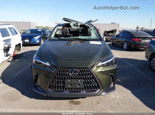 2T2HGCEZ2PC025324 2023 LEXUS NX 350 Green Widok zestawu wskaźników