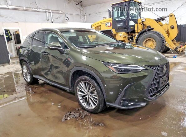 2T2HGCEZXPC026110 2023 LEXUS NX Зеленый Передняя правая четверть