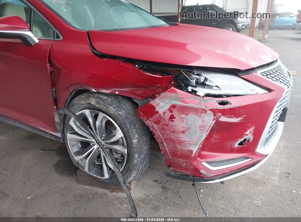 2T2HGMDA0LC043946 2020 LEXUS RX 450H Красный Вид спереди