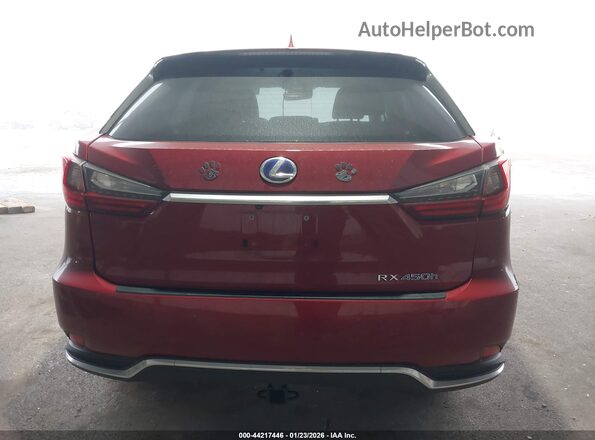 2T2HGMDA0LC043946 2020 LEXUS RX 450H Красный 