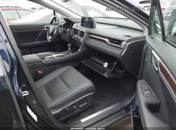 2T2HGMDA3MC058801 2021 LEXUS RX 450H Dark Blue Widok wnętrza z przodu