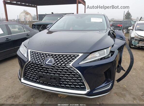 2T2HGMDA3MC058801 2021 LEXUS RX 450H Dark Blue Widok zestawu wskaźników