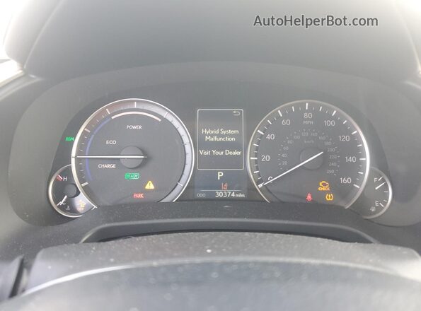 2T2HGMDA3NC081349 2022 LEXUS RX Белый Вид щитка приборов