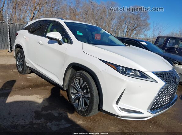 2T2HGMDA4MC058791 2021 LEXUS RX 450H Белый Передняя правая четверть