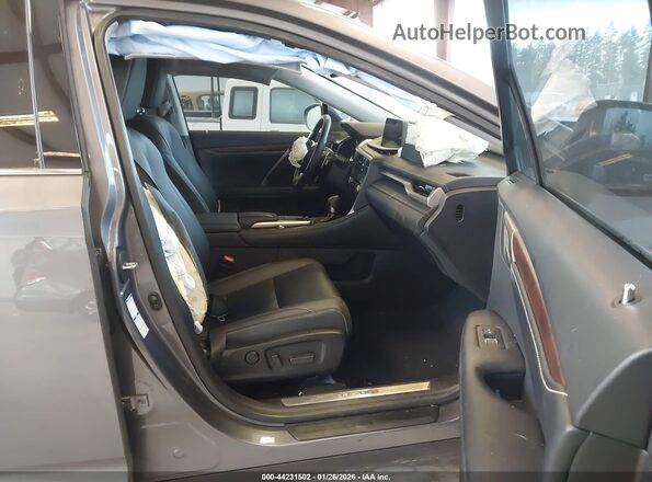 2T2HGMDA7MC059398 2021 LEXUS RX 450H Серый Вид салона спереди