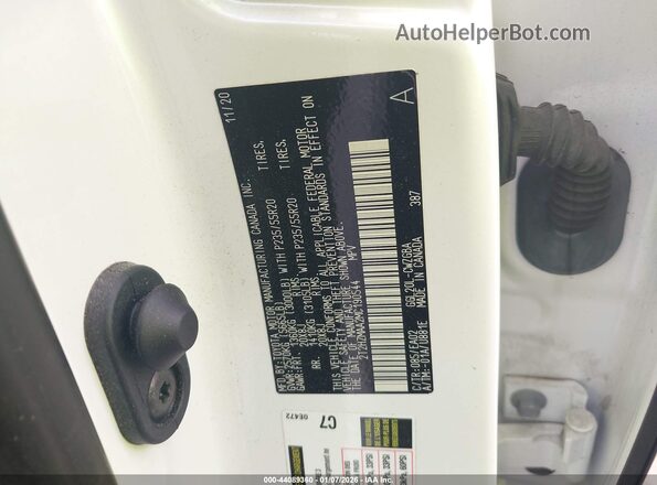 2T2HZMAA2MC190544 2021 LEXUS RX 350 Белый Вид подкапотного пространства