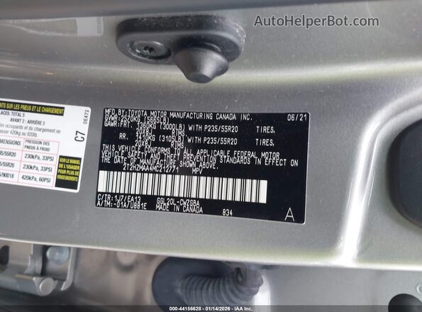 2T2HZMAA4MC212771 2021 LEXUS RX 350 Серебряный Вид подкапотного пространства