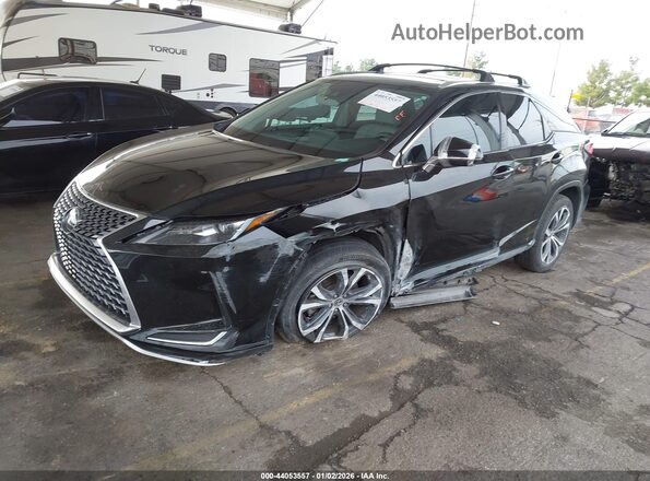 2T2HZMAA4MC217274 2021 LEXUS RX 350 Черный Передняя левая четверть