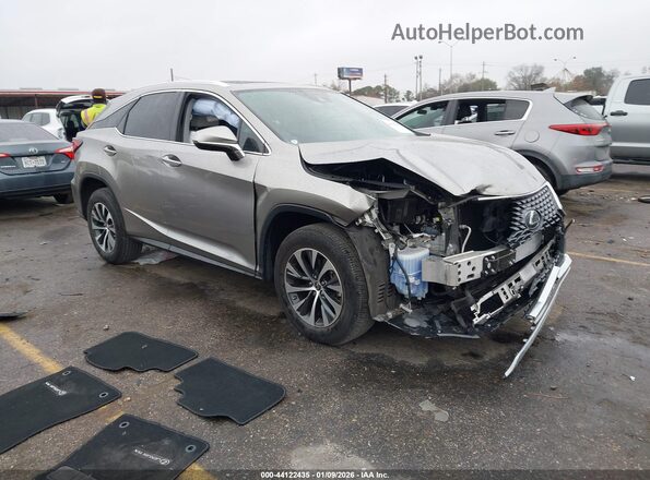 2T2HZMAA5NC235218 2022 LEXUS RX 350 Бежевый Передняя правая четверть